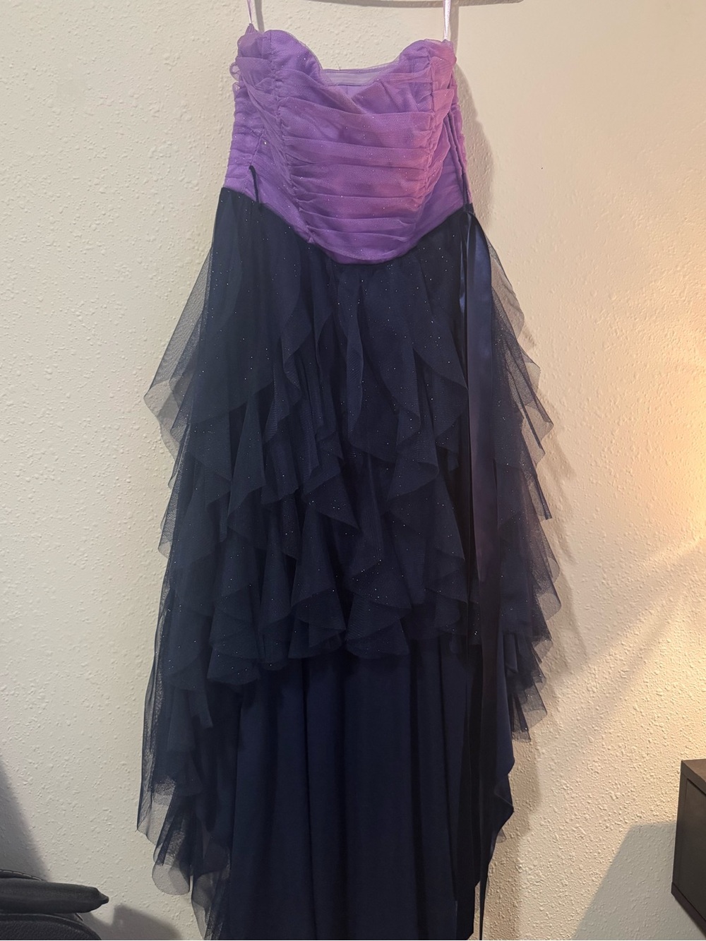 Deb Lavender Strapless Dress